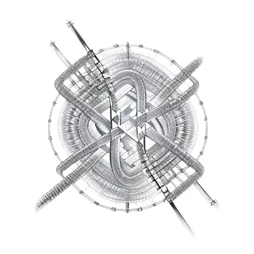 Dna Strand With The Strands Replaced By A Heart Beat Line