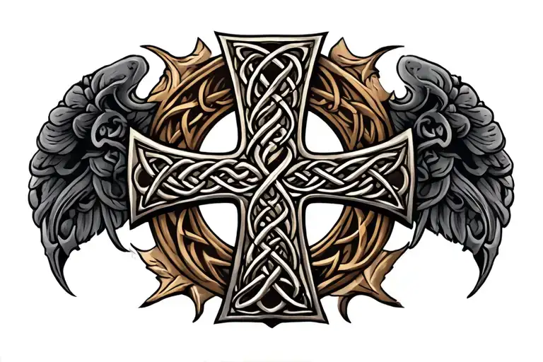 Celtic Warrior Cross