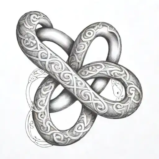 A Infinity Symbol That Represent Strength