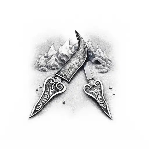 Dagger Stabing Hearth Men