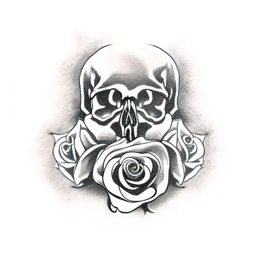 Skull And Roses