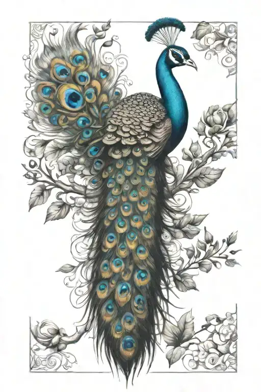 Vel And Peacock Looking