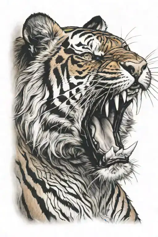 Tiger Roaring