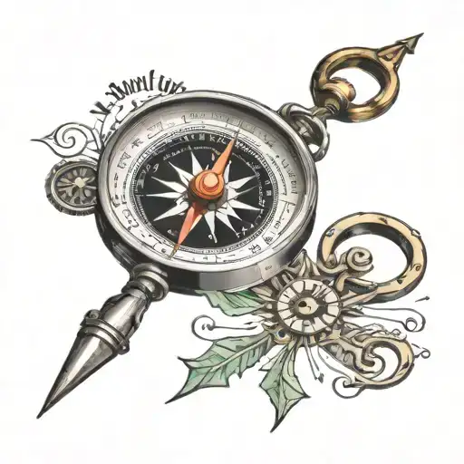 Compass Marking 220 With The Phrase Find Your Real North