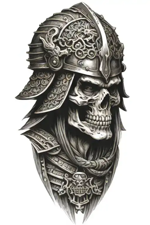 Skull Samurai Warrior