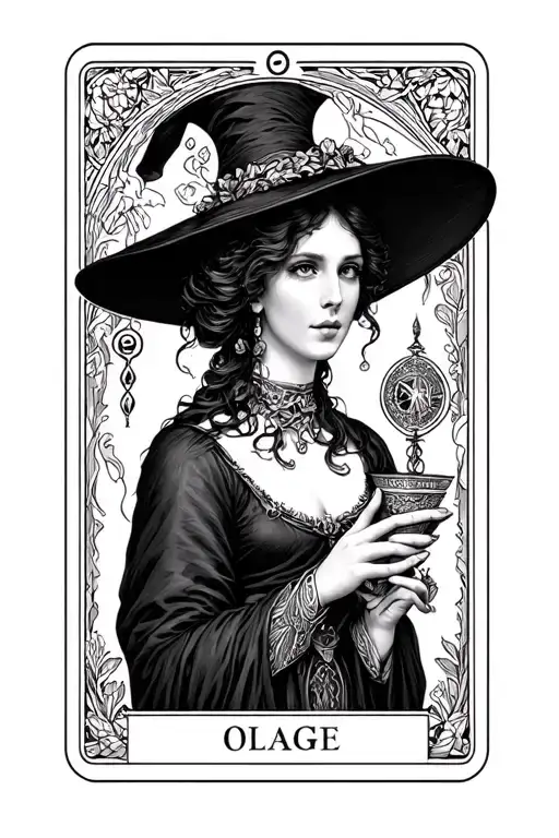 Female Magician Tarot Card