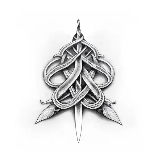 Dagger Wrapped In Laurels