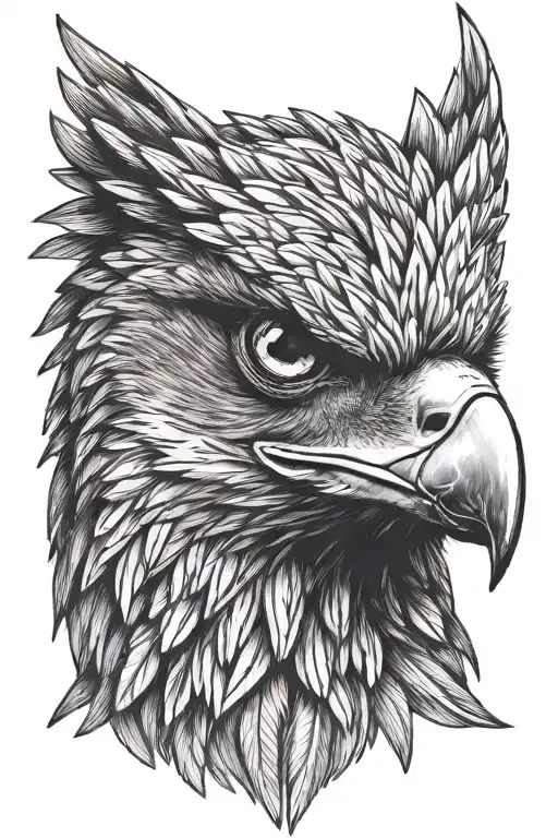 Philippine Eagle Head