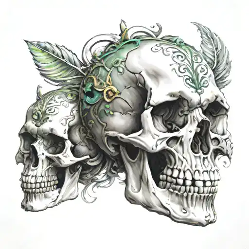 Skull That Represent Envy