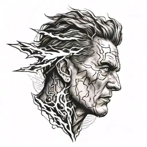 Zues Throwing A Lightning Bolt