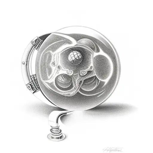 Crystal Ball Several Hands Around