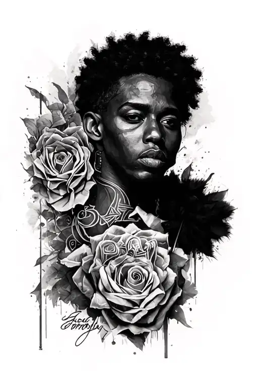 Stereotypical Black Persons Face