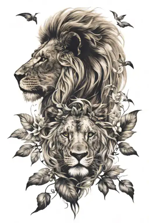 Lion Time Happiness Nature