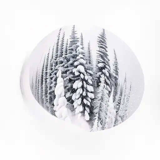 A Snowboarder Carving Through Fresh Powder On A Mountain Peak