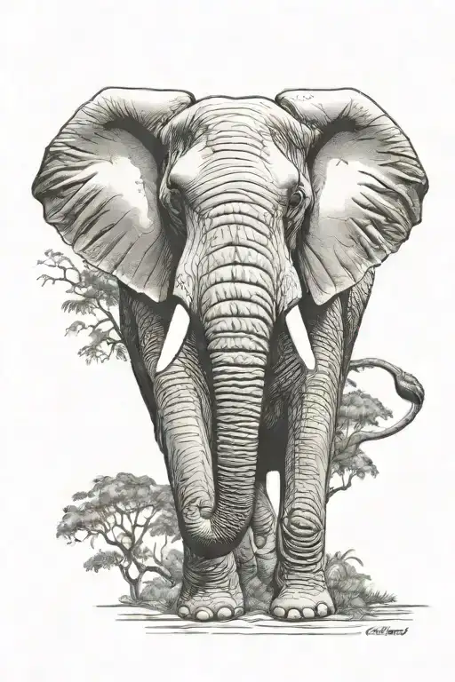 Elephant Surrounded