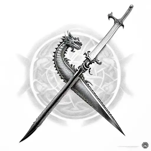 Dragon And Sword