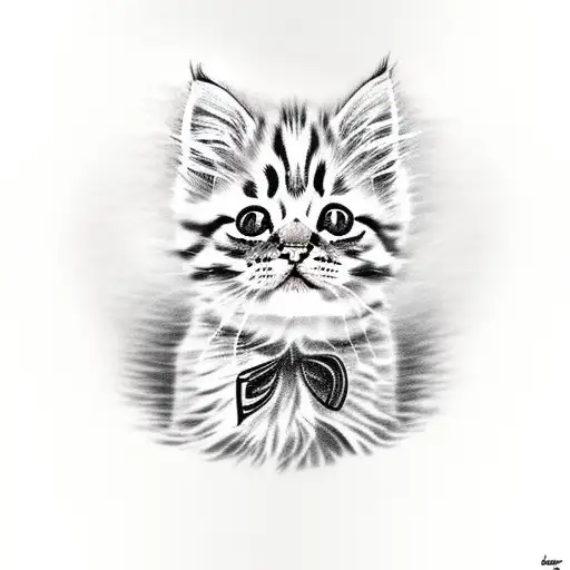 A Beautiful Fluffy Kitten