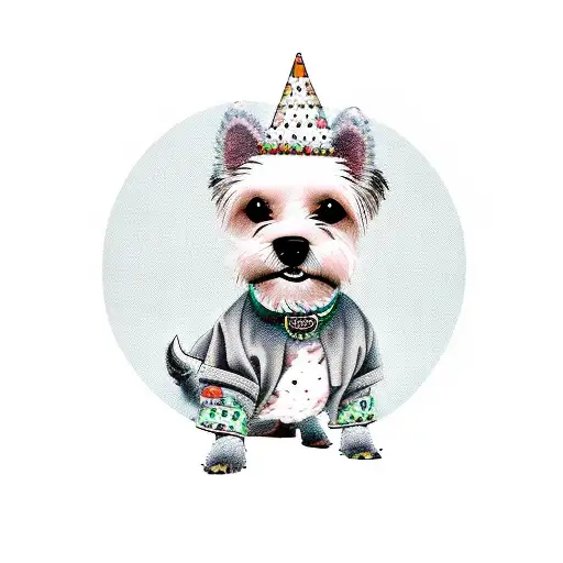 A Cute Indie Dog Sitting With 2 Legs