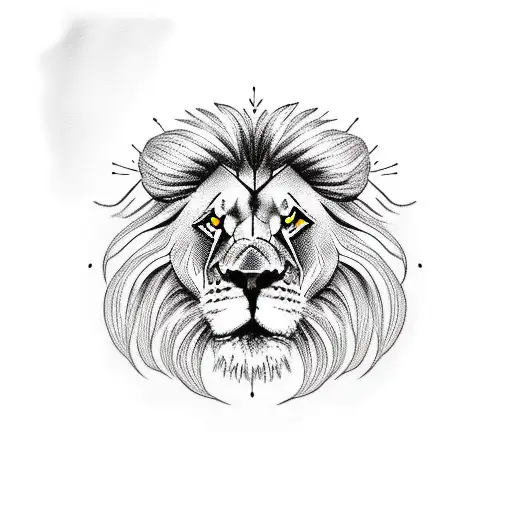 Lion With A Writing Under It