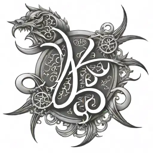 Turkish Script With The Orkhon Alphabet