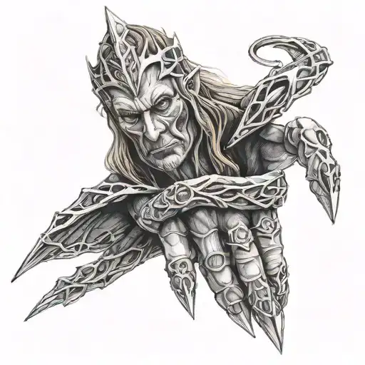 Lord Of The Rings Sauron And The Ring Finger