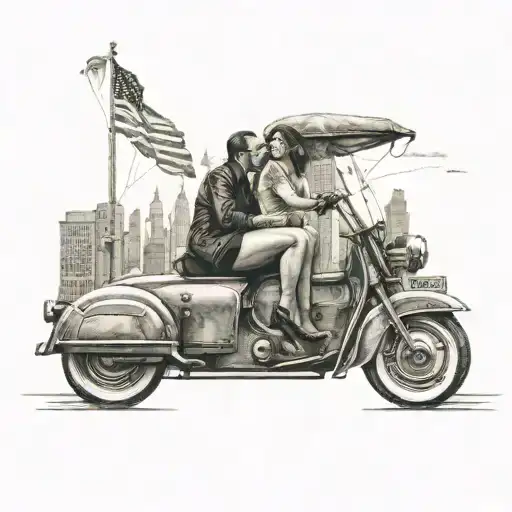 In The New York City Women Ride The Car