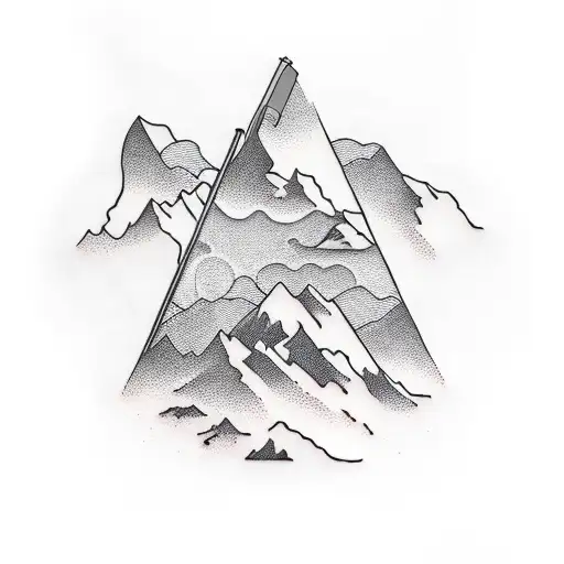 Guitar And Mountains