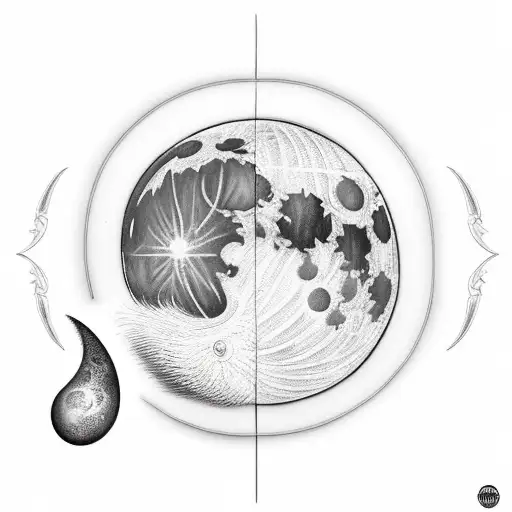 A Realistic Looking Picture Where Is The Moon And Lily