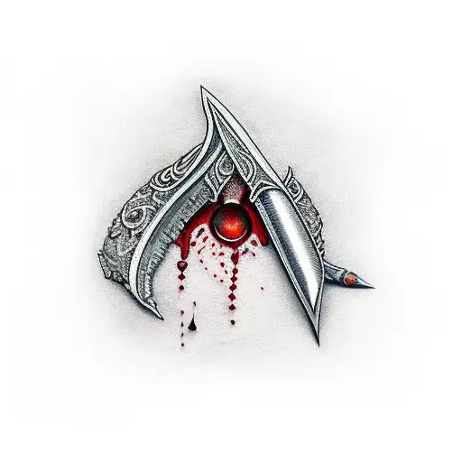 Dagger With Blood