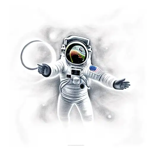 A Realistic Astronaut Exploring A Black Hole