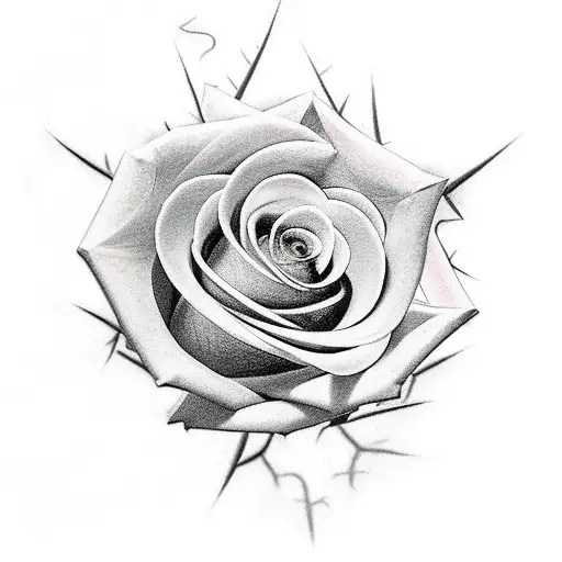 Thorns Dragon Rose