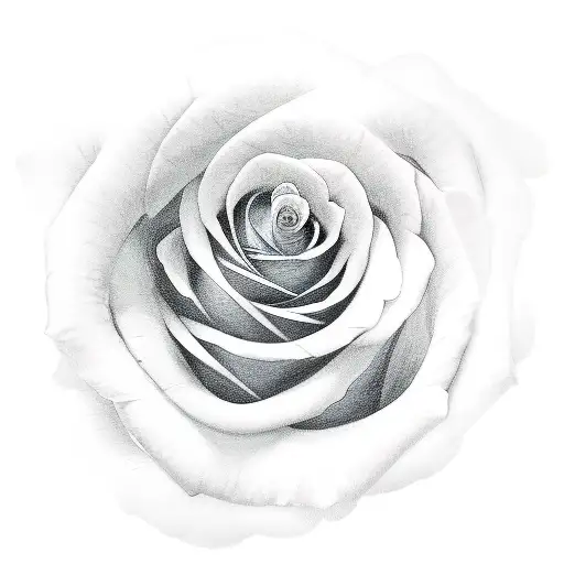 Rose With Scroll