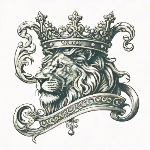 Crown And Lion