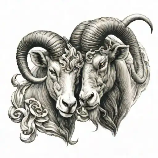 Aries Intertwined With Taurus Zodiac Sign