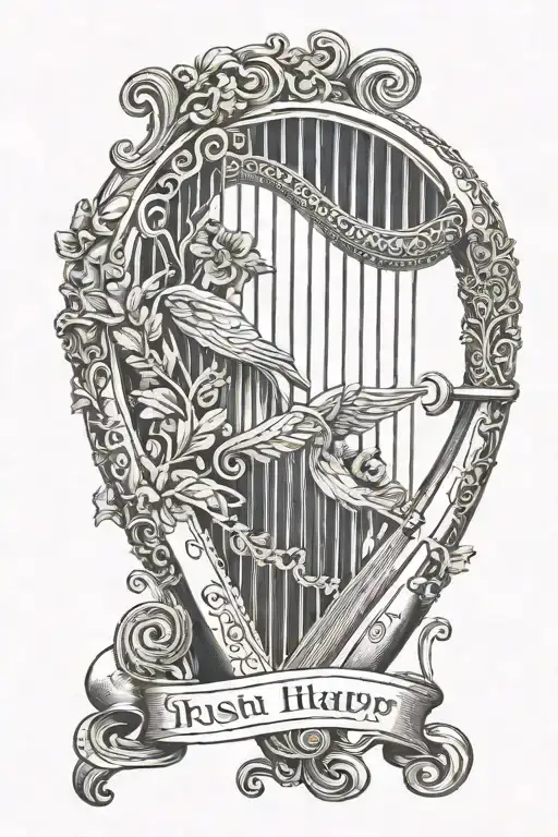 Irish Harp Polish Falcoln