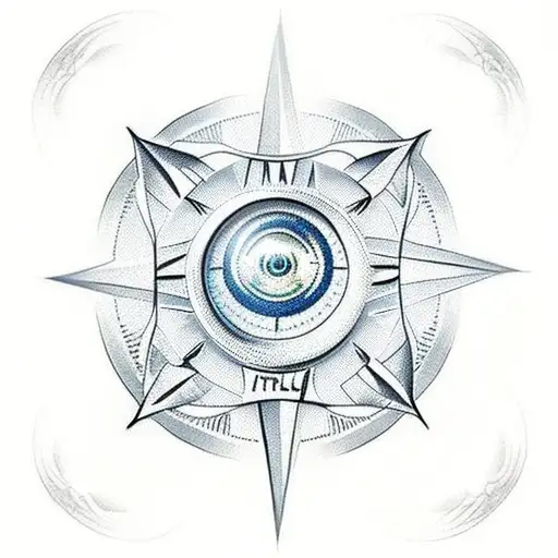 Lighthouse With Compass