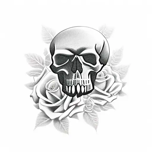 Skull And Roses