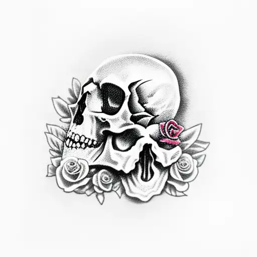 Skull And Roses