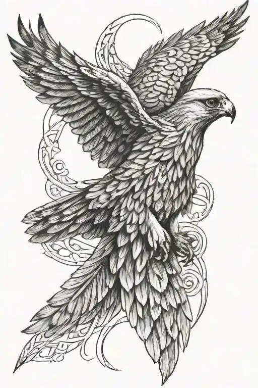 Polish Falcon Irish Celtic Lines