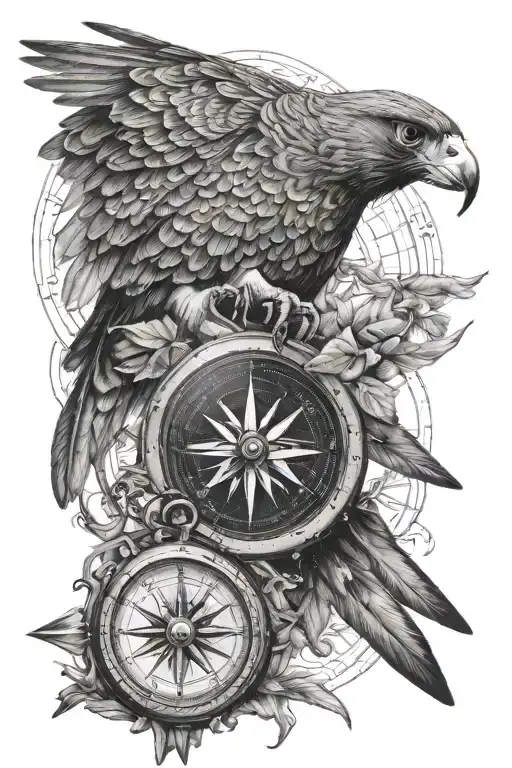 Peregrine And Compass Design