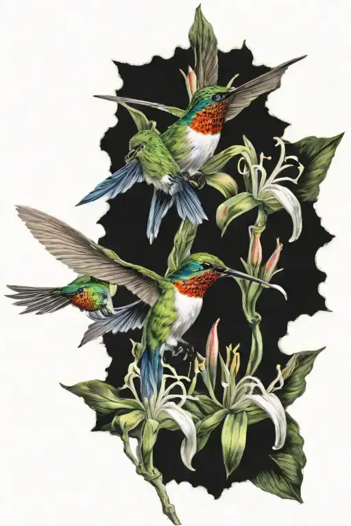 Wildcat Hummingbird Lily Flowers