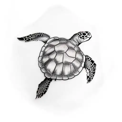 Sea Turtle Half Sleeve