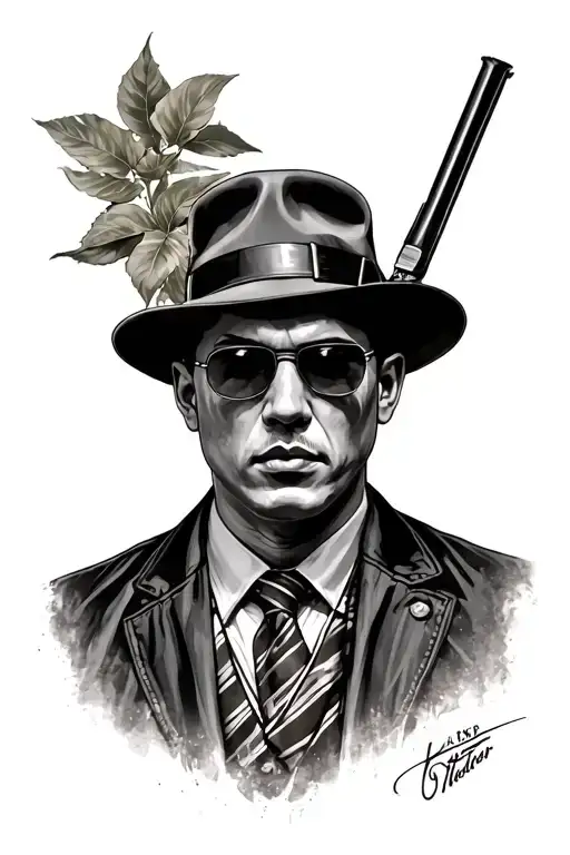 Gangster Tattoo Design