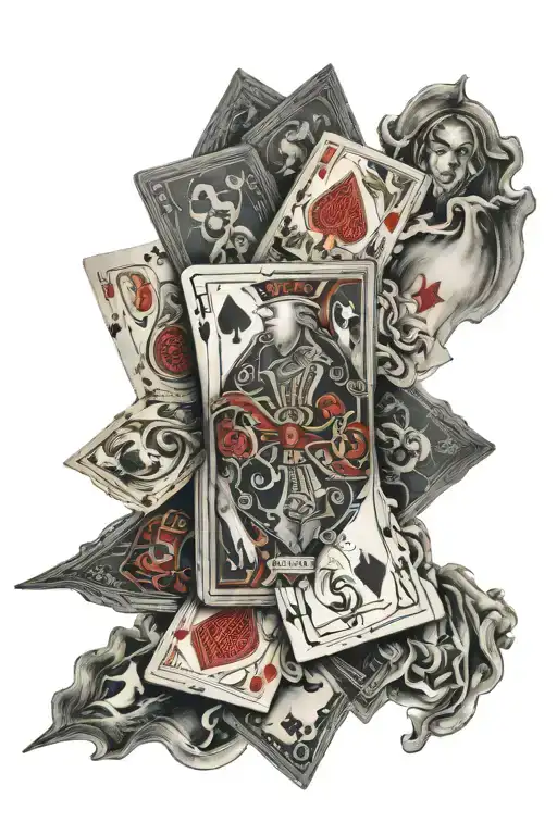 Italian Playing Cards Spread