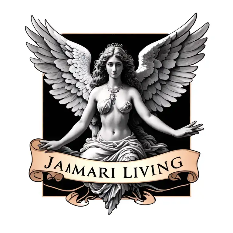 Tat That's Says Jamari Living With Angels Around It