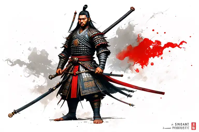 Samurai Warrior Standing