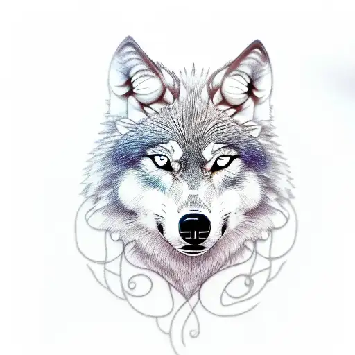 Wolf With Eye