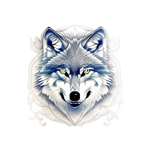 Wolf Eating Little Red Riding Hood