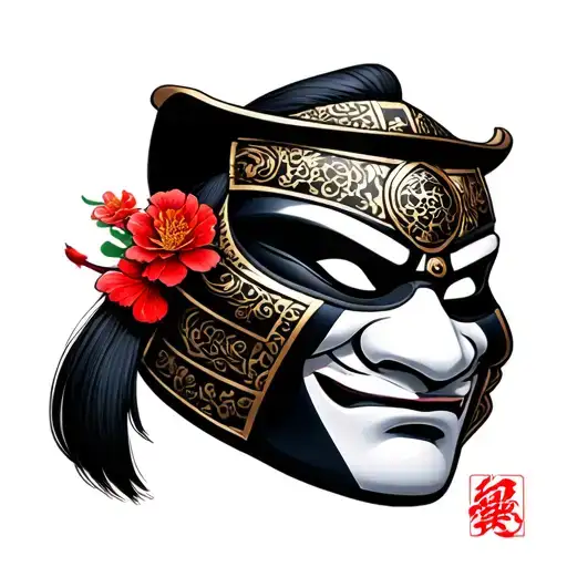 Japanese Samurai Mask