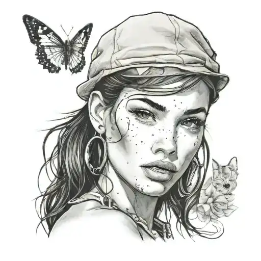 Young Megan Fox Alongside